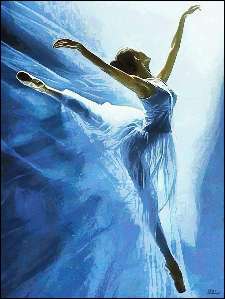 Ballet Dancer in blue 13433|Buy Figurative artwork | Art wall