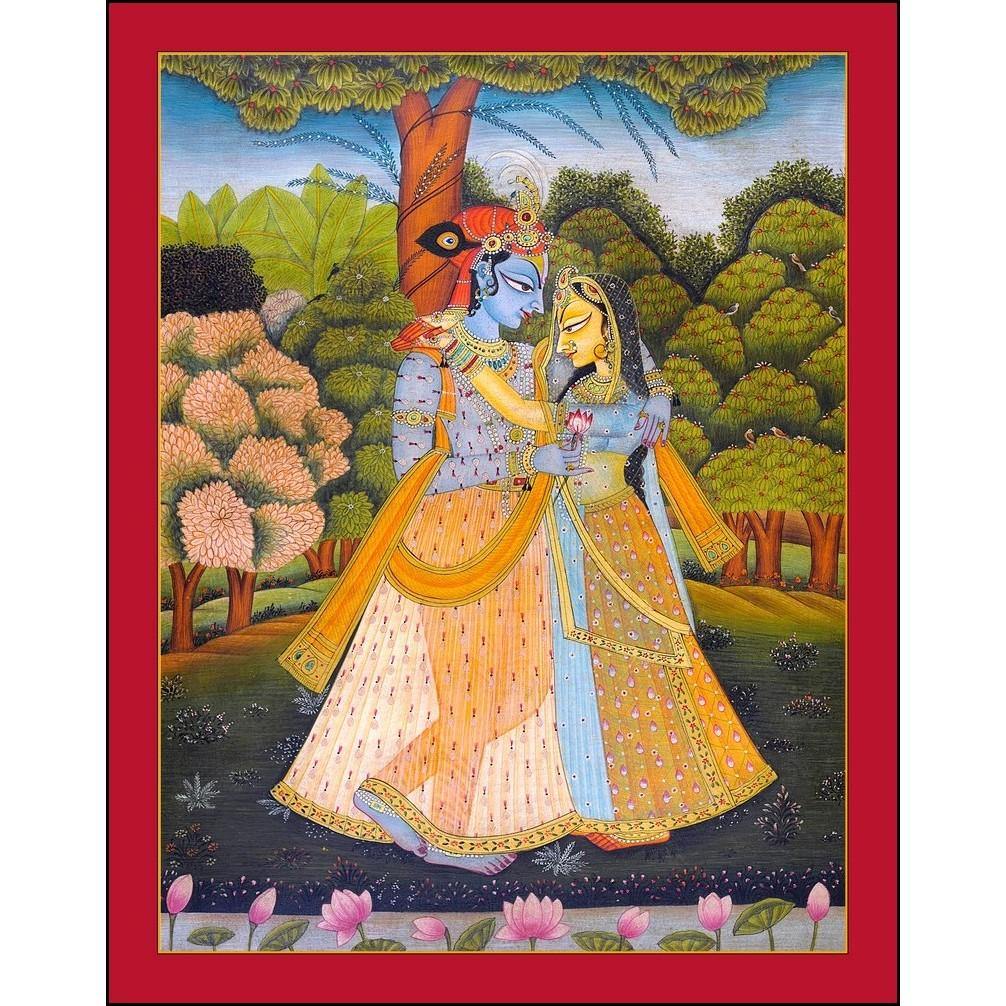 Famous Indian Paintings Radha Krishna Radha Krishna Painting Night famous-indian-paintings-radha-krishna-radha-krishna-painting-night