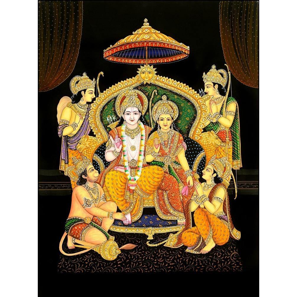 Ram Darbar -Canvas Art God Painting